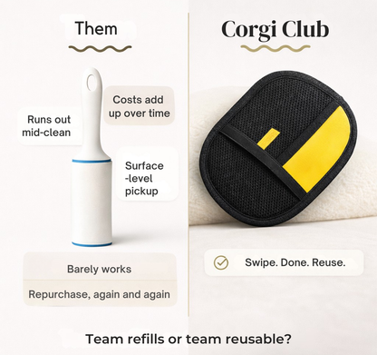 Electrostatic De-Fur Glove